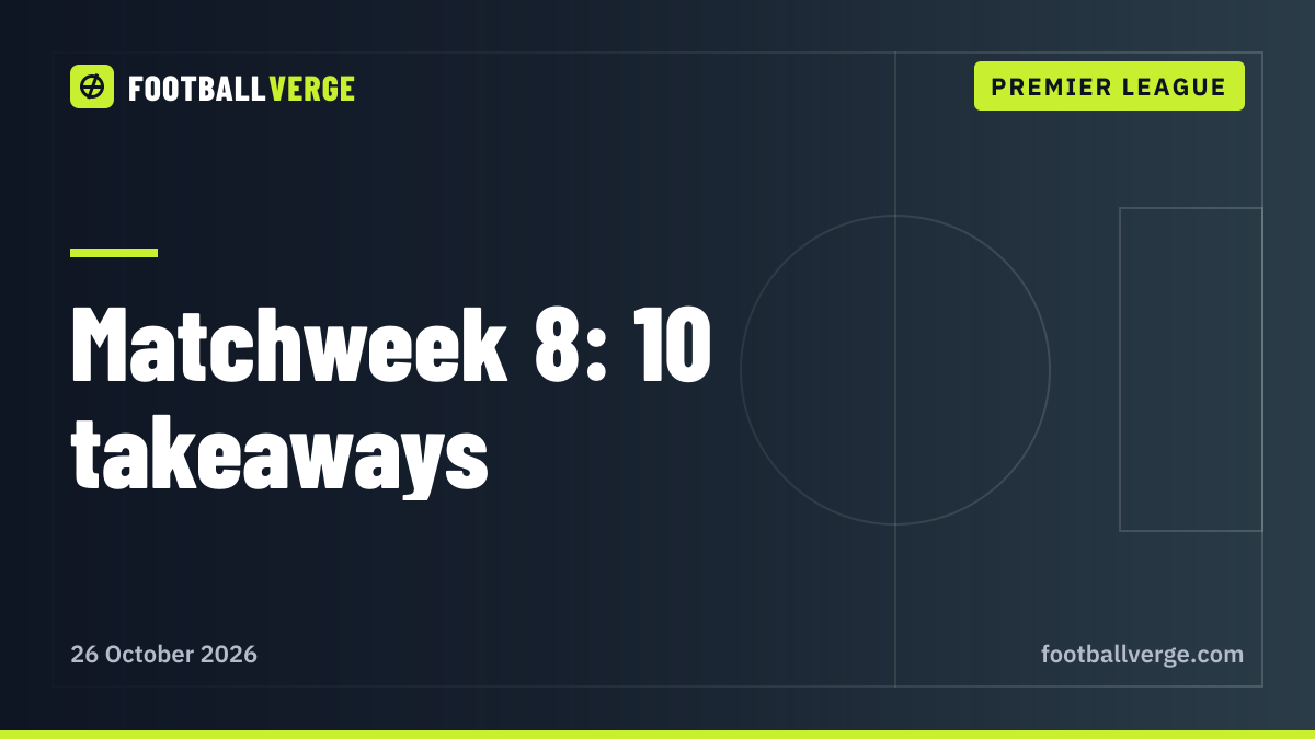 10 things we learned from Premier League matchweek 8: a two-horse race, United in crisis and Isak on fire