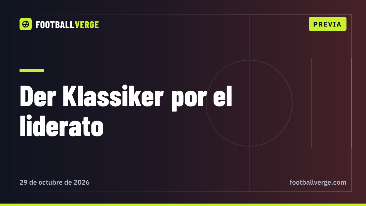 Previa Bayern-Dortmund: Der Klassiker por el liderato, el primer partido de Kane como Balón de Oro y Kompany todavía de baja